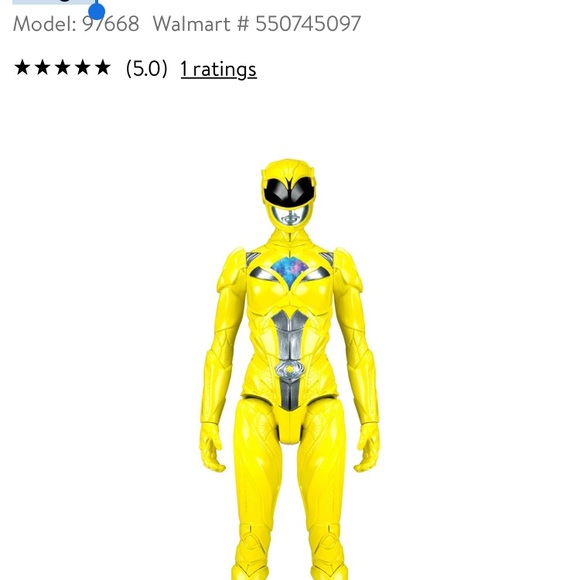 Yellow Power Ranger - Picture 6 of 8